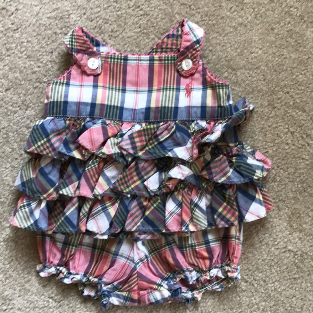 Ralph Lauren Madras plaid set